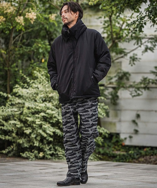 CAMBIO(カンビオ)の「mp13920-Three Dimensional Jacquard Denim Wide Straight Pants デニムパンツ(デニムパンツ・メンズ・ダークインディゴブルー/ライトインディゴブルー・S/M/L)」の14枚目の写真