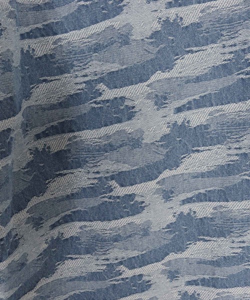 CAMBIO(カンビオ)の「mp13920-Three Dimensional Jacquard Denim Wide Straight Pants デニムパンツ(デニムパンツ・メンズ・ダークインディゴブルー/ライトインディゴブルー・S/M/L)」の17枚目の写真