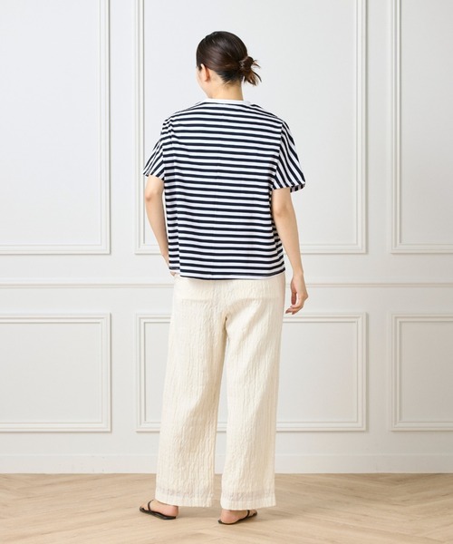 I.T.'S international(イッツインターナショナル)の「【接触冷感】ドルマスリーブクルーネックTシャツ(Tシャツ/カットソー・レディース・ブラック/グレー/その他/モカ/ラベンダー/ブラウン・フリー)」の10枚目の写真