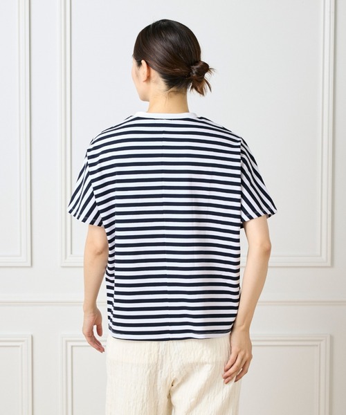 I.T.'S international(イッツインターナショナル)の「【接触冷感】ドルマスリーブクルーネックTシャツ(Tシャツ/カットソー・レディース・ブラック/グレー/その他/モカ/ラベンダー/ブラウン・フリー)」の22枚目の写真