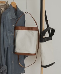 URBAN RESEARCH DOORS | キャンバスコンビレザーバッグ(ショルダーバッグ)
