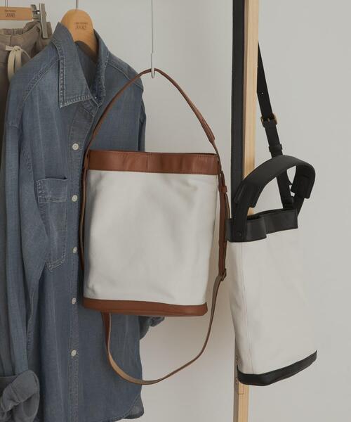 セール】キャンバスコンビレザーバッグ（ショルダーバッグ）｜URBAN