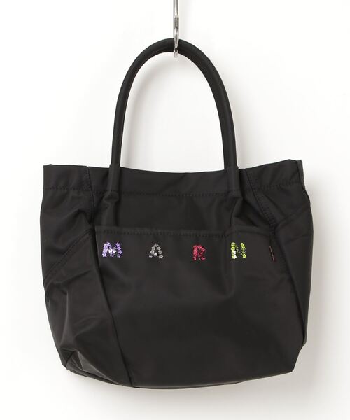 MARNI(マルニ)の「キッズ ショッパーバッグ MARNI KID(トートバッグ・キッズ・ブラック/ピンク・UNI)」の6枚目の写真