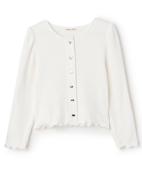 Lycee mine（リセマイン）の「テレコカーディガン（カーディガン/ボレロ・キッズ・ブラック/グレイッシュベージュ/アイボリー/ブルー系その他2/ミント/キャメル/ピンク/レッド・130cm/120cm/100cm/110cm/150cm/140cm）」の9枚目の写真