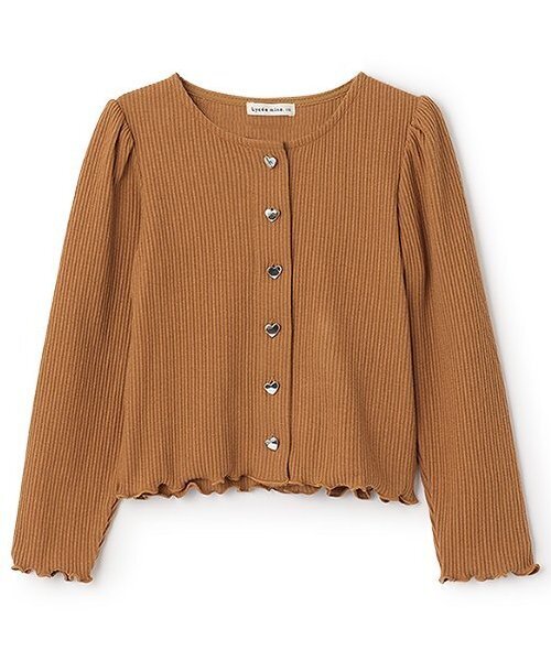 Lycee mine（リセマイン）の「テレコカーディガン（カーディガン/ボレロ・キッズ・ブラック/グレイッシュベージュ/アイボリー/ブルー系その他2/ミント/キャメル/ピンク/レッド・130cm/120cm/100cm/110cm/150cm/140cm）」の13枚目の写真