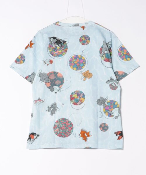 go slow caravan(ゴースローキャラバン)の「USA/C 総柄図鑑 TEE vol.7(Tシャツ/カットソー・メンズ・ネイビー/サックスブルー/ホワイト/ダークグリーン・MEDIUM/X-LARGE/LARGE)」の22枚目の写真