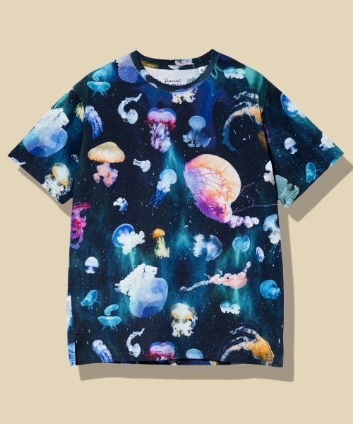 go slow caravan(ゴースローキャラバン)の「USA/C 総柄図鑑 TEE vol.7(Tシャツ/カットソー・メンズ・ネイビー/サックスブルー/ホワイト/ダークグリーン・MEDIUM/X-LARGE/LARGE)」の4枚目の写真