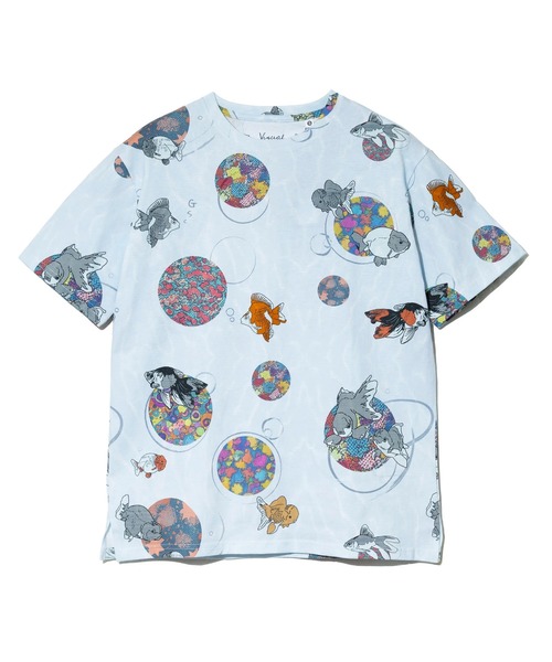 go slow caravan(ゴースローキャラバン)の「USA/C 総柄図鑑 TEE vol.7(Tシャツ/カットソー・メンズ・ネイビー/サックスブルー/ホワイト/ダークグリーン・MEDIUM/X-LARGE/LARGE)」の18枚目の写真