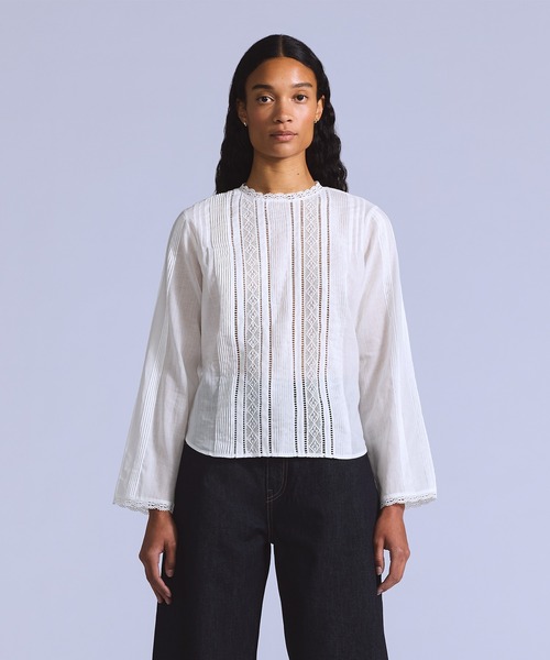 Levi's(リーバイス)の「Levi's/リーバイス BLUETAB(TM) PALMO ブラウス(シャツ/ブラウス・レディース・ホワイト・XS/M/S)」の1枚目の写真