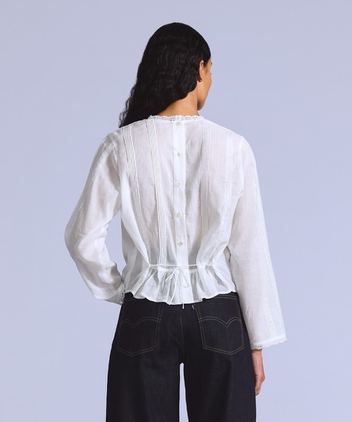 Levi's(リーバイス)の「Levi's/リーバイス BLUETAB(TM) PALMO ブラウス(シャツ/ブラウス・レディース・ホワイト・XS/M/S)」の14枚目の写真