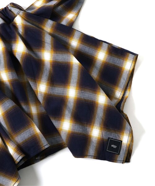 algy（アルジー）の「シャツ巻き風チェックキュロット（その他パンツ・キッズ・ブラック/イエロー・XX-SMALL/SMALL/MEDIUM/X-SMALL）」の16枚目の写真