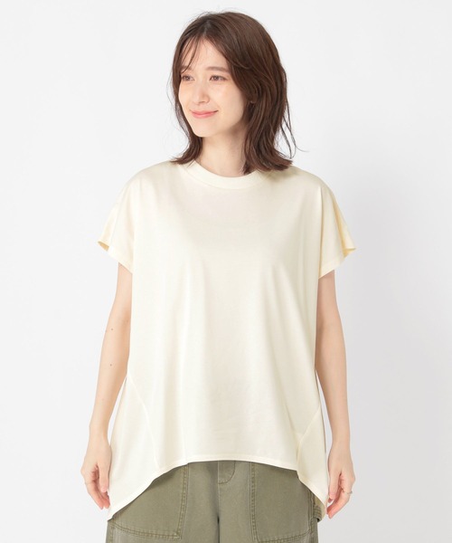 専用✿studio CLIP✿リネン混✿プルオーバーカットソー studio CLIP｜メッシュフレンチスリーブプルオーバー | Rakuten