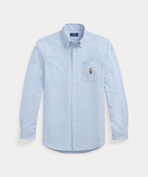 POLO RALPH LAUREN（ポロ ラルフ ローレン）の「クラシック フィット Polo ベア オックスフォード シャツ（シャツ/ブラウス・メンズ・ブルー・XS/XL/S/M/L）」の4枚目の写真