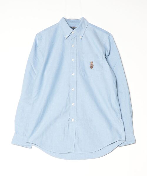POLO RALPH LAUREN（ポロ ラルフ ローレン）の「クラシック フィット Polo ベア オックスフォード シャツ（シャツ/ブラウス・メンズ・ブルー・XS/XL/S/M/L）」の2枚目の写真
