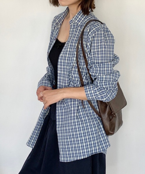 Teem Store(チームストア)の「【カラバリ】アソートチェックシャツ オンブレ ギンガム(シャツ/ブラウス・レディース・ブラック/ブルー/グリーン/ブルー系その他/その他1/その他2/その他3・M/L)」の18枚目の写真