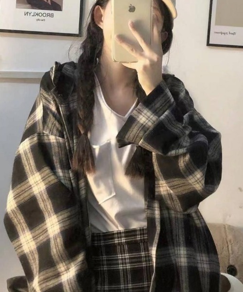 Teem Store(チームストア)の「【カラバリ】アソートチェックシャツ オンブレ ギンガム(シャツ/ブラウス・レディース・ブラック/ブルー/グリーン/ブルー系その他/その他1/その他2/その他3・M/L)」の11枚目の写真