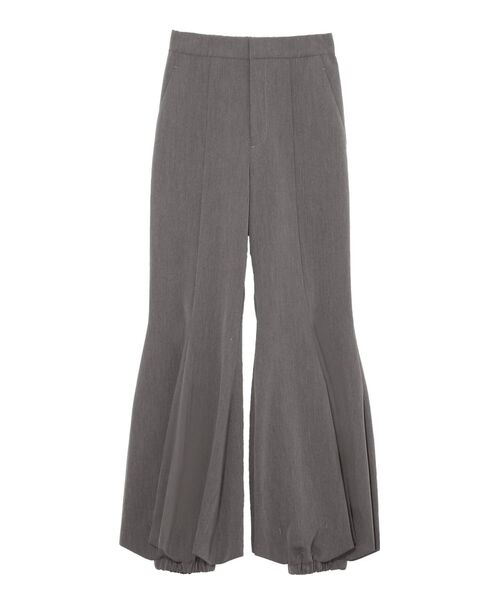 UN3D.（アンスリード）の「W TRIANGLE TUCK PT / ダブルトライアングルタックパンツ（その他パンツ・レディース・キャメル/グレー/ブラック・38/36）」の3枚目の写真