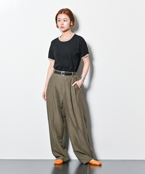 CITYSHOP（シティーショップ）の「[THE MOOD]リンガーTEE2（Tシャツ/カットソー・レディース・チャコールグレー/ブラウン/ブラック・FREE）」の16枚目の写真