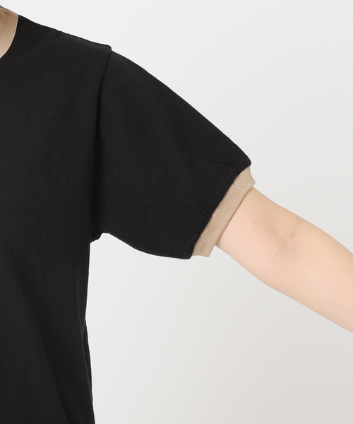 CITYSHOP（シティーショップ）の「[THE MOOD]リンガーTEE2（Tシャツ/カットソー・レディース・チャコールグレー/ブラウン/ブラック・FREE）」の10枚目の写真