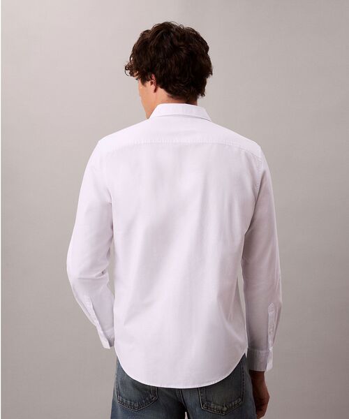 Calvin Klein（カルバン・クライン）の「オックスフォードシャツ（シャツ/ブラウス・メンズ・ブルー/ホワイト・L/M/S）」の9枚目の写真