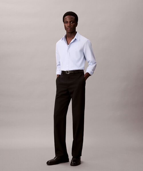 Calvin Klein(カルバン・クライン)の「オックスフォードシャツ(シャツ/ブラウス・メンズ・ブルー/ホワイト・L/M/S)」の18枚目の写真