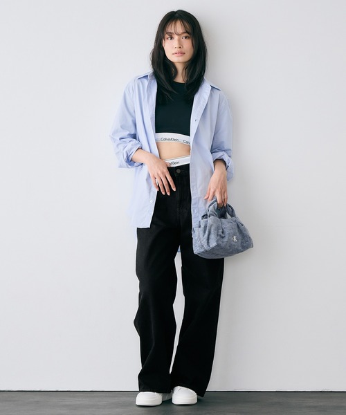 Calvin Klein（カルバン・クライン）の「オックスフォードシャツ（シャツ/ブラウス・メンズ・ブルー/ホワイト・L/M/S）」の13枚目の写真