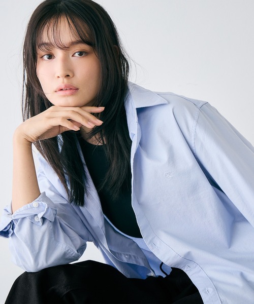 Calvin Klein（カルバン・クライン）の「オックスフォードシャツ（シャツ/ブラウス・メンズ・ブルー/ホワイト・L/M/S）」の12枚目の写真