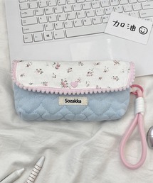 Mignonjour（ミニョンジュール）の「Mignonjour/花柄 ハートペンケース M2813（ペン類）」