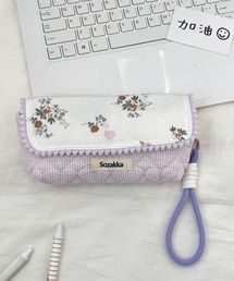 Mignonjour（ミニョンジュール）の「Mignonjour/花柄 ハートペンケース M2813（ペン類）」