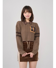 ダーリッチニット WEB/一部店舗限定カラー』2WAYタートルネックルーズセーター