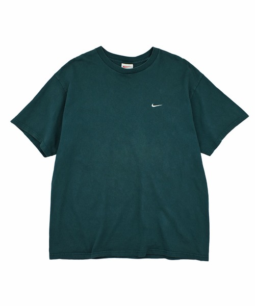 USED】90's NIKE swoosh 刺繍ロゴ Tシャツ USA製（Tシャツ/カットソー