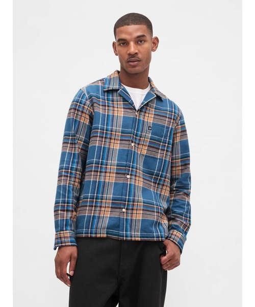 セール】オーガニックコットン フランネルシャツ（シャツ/ブラウス