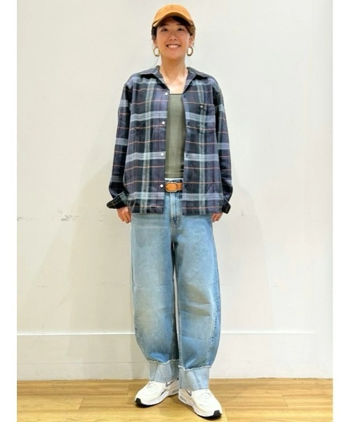 GAP(ギャップ)の「オーガニックコットン フランネルシャツ(シャツ/ブラウス・メンズ・ワイン/ブルー系その他/ブラウン系その他/ブラウン/ブラック系その他/ネイビー・S/M/L/XL/XS)」の10枚目の写真