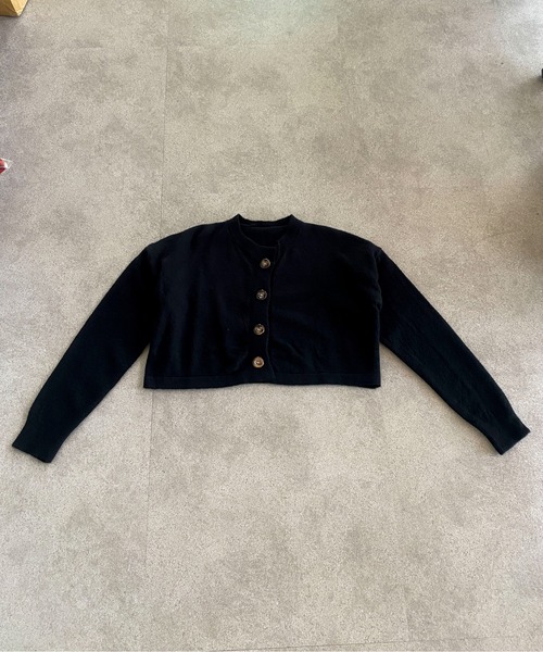 Mejoul（メジュール）の「【セットアップ】カーディガン付きニットキャミワンピース（ワンピース・レディース・ピンク/ブラック・F）」の14枚目の写真