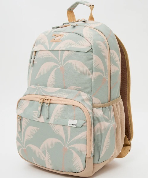 BILLABONG(ビラボン)の「BILLABONG レディース MAIDEN VOYAGE BPK バックパック/リュック 【2025年春夏モデル】/ビラボン総柄バックパック・リュック(バックパック/リュック・レディース・ブラック/マルチ/グリーン系その他・FREE)」の2枚目の写真