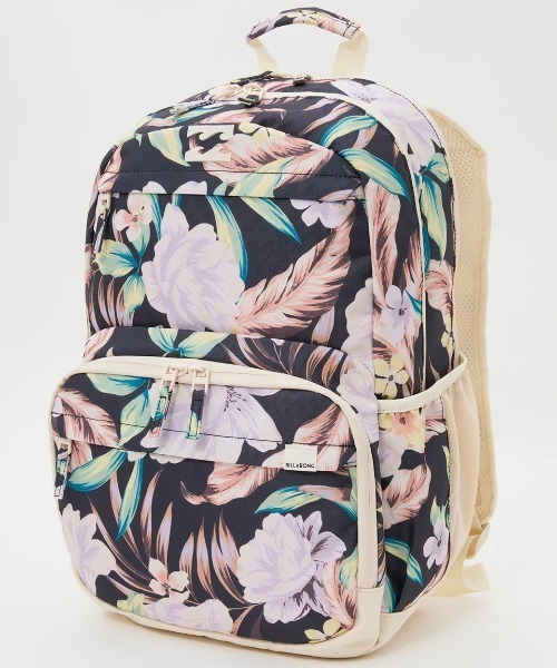 BILLABONG(ビラボン)の「BILLABONG レディース MAIDEN VOYAGE BPK バックパック/リュック 【2025年春夏モデル】/ビラボン総柄バックパック・リュック(バックパック/リュック・レディース・ブラック/マルチ/グリーン系その他・FREE)」の5枚目の写真