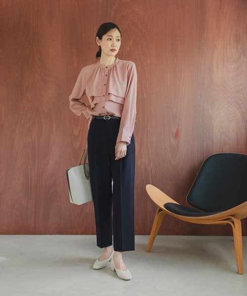 セール】キレイつづくティアードブラウス/579500（シャツ/ブラウス