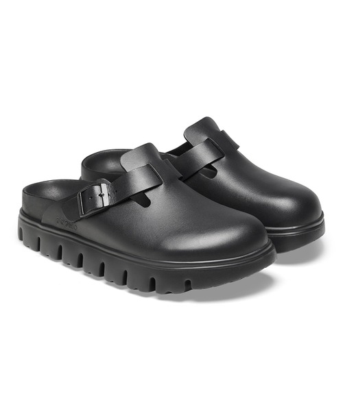 BIRKENSTOCK（ビルケンシュトック）の「【公式】ビルケンシュトック Boston Chunky/ボストン チャンキー ナチュラルレザー（サンダル・レディース・ブラック・22.5cm【ナロー幅】/23cm【ナロー幅】/25cm【ナロー幅】/24.5cm【ナロー幅】/24cm【ナロー幅】）」の4枚目の写真