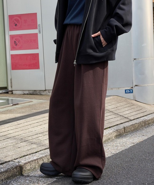スウェットリメイク　ワイドストレートスウェットパンツ ken｜SINSSのスウェットパンツを使ったコーディネート - WEAR