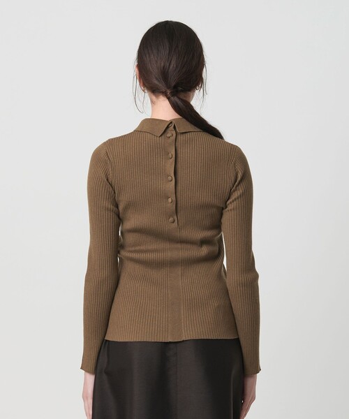 ポリエステルブレンド シャツカーディガン 2WAY（カーディガン/ボレロ