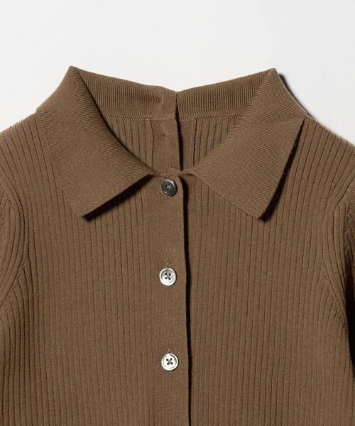 セール】ポリエステルブレンド シャツカーディガン 2WAY（カーディガン