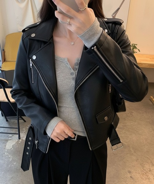 VIBGYOR(ヴィブジョー)の「美シルエット ヘンリーネックリブカットソー/長袖トップス(CZ)(Tシャツ/カットソー・レディース・ブラック/ブラウン/グレー/オートミール/チャコール・MEDIUM/LARGE)」の22枚目の写真