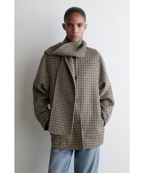 ダブルフェイスウールスカーフジャケット（その他アウター）｜COS