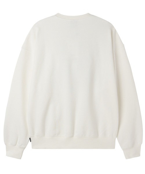 OY(オーワイ)の「『OY/オーワイ』STITCHED DOLLY CREWNECK/ステッチオードリー クルーネック(スウェット・レディース・ホワイト/ブラック・L/M)」の3枚目の写真