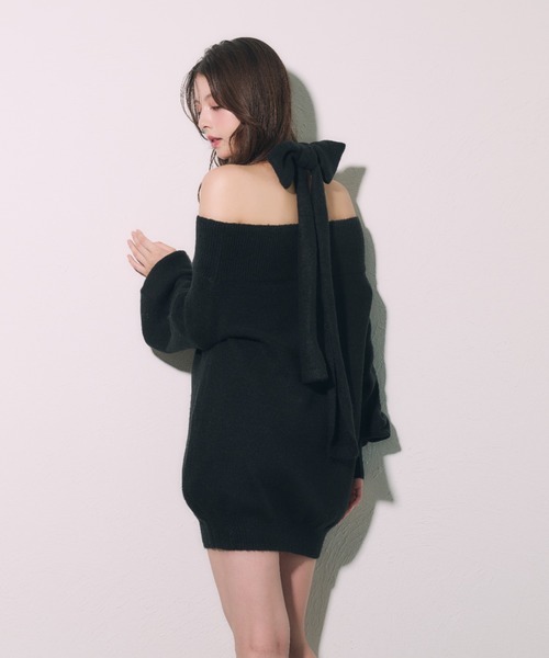 【t】orgue Choker frill knit オフショル フリル orgue Choker frill knit オフショル フリル ニット