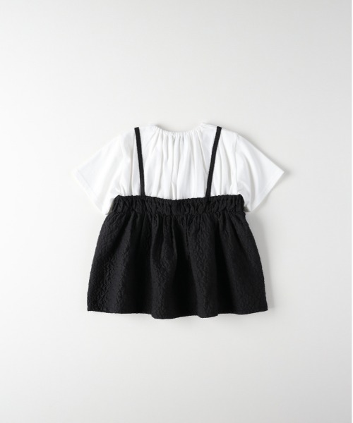 MPS（エムピーエス）の「【MPS】フェイクキャミソールレイヤードＴシャツ（Tシャツ/カットソー・キッズ・ブラック/ピンク・140/130/110/120）」の13枚目の写真