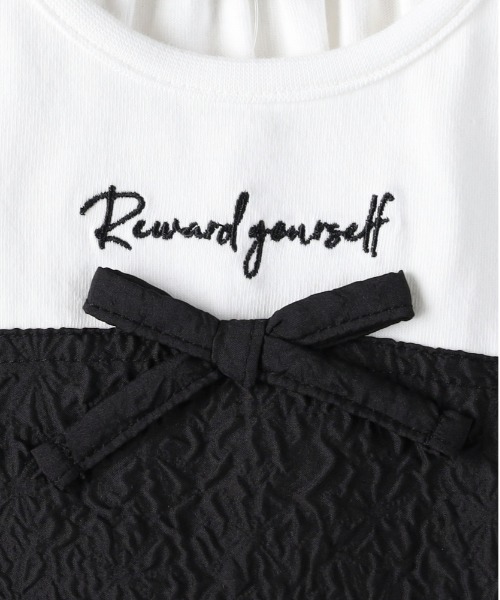 MPS（エムピーエス）の「【MPS】フェイクキャミソールレイヤードＴシャツ（Tシャツ/カットソー・キッズ・ブラック/ピンク・140/130/110/120）」の5枚目の写真