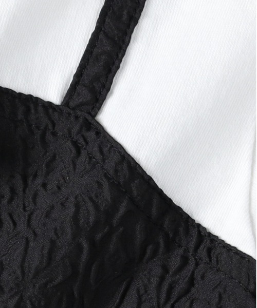 MPS（エムピーエス）の「【MPS】フェイクキャミソールレイヤードＴシャツ（Tシャツ/カットソー・キッズ・ブラック/ピンク・140/130/110/120）」の7枚目の写真