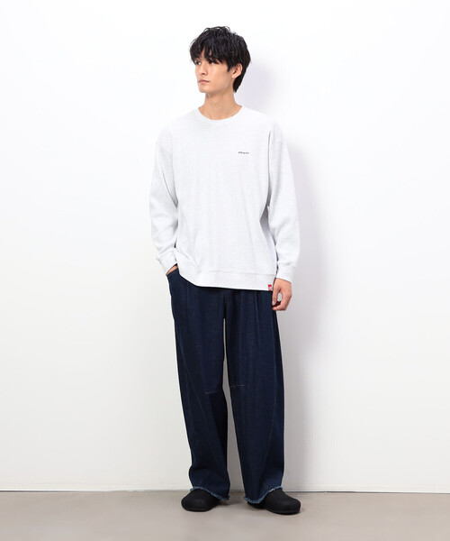 ONIGIRI(オニギリ)の「ワッフルプルオーバー(Tシャツ/カットソー・レディース・ネイビー/ライトグレー・FREE)」の21枚目の写真