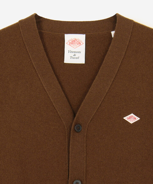 DANTON | ラムウール Vネックニットカーディガン MEN（カーディガン